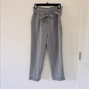 Sienna sky paper bag pattern pants